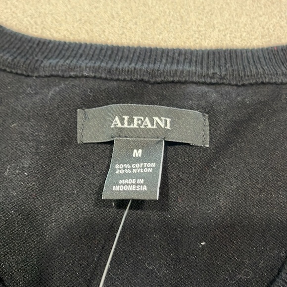 Men’s black Alfani sweater new with tags Med - Picture 2 of 3